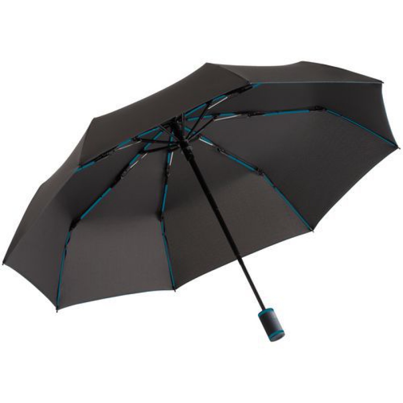 Зонт складной AOC Mini с цветными спицами, 10 цветов. Артикул р64715