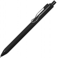 Ручка пластиковая шариковая «Clip», софт-тач, черная, серая, белая. Артикул о13187