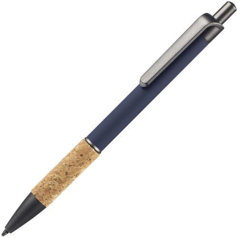 Ручка шариковая Cork, белая, синяя, черная. Артикул р15331