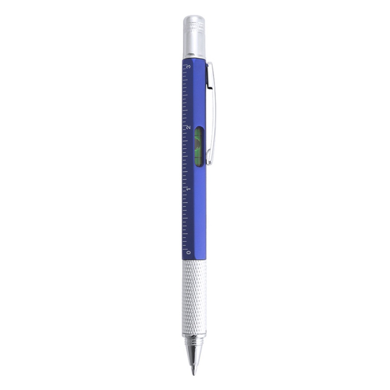 Ручка с мультиинструментом SAURIS, синий, черный, красный, серебристый, пластик, металл. Артикул и344402