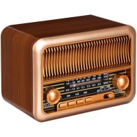 Bluetooth-колонка с радио Beatnik, коричневая. Артикул р16539.59
