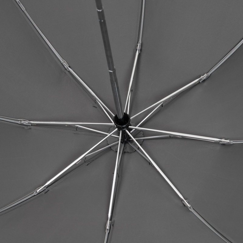 Зонт-автомат обратного сложения Easyroll, бежевый, серый, черный. Артикул р22323