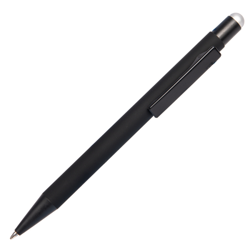 Ручка шариковая FACTOR BLACK со стилусом, 6 цветов. Артикул и40394