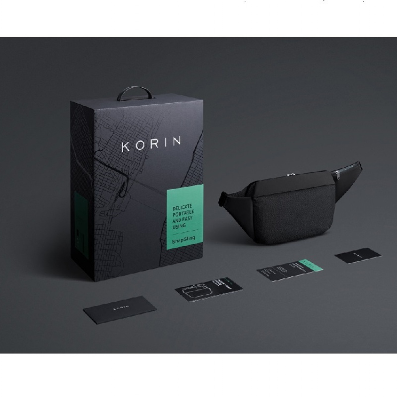 Антикражная сумка-слинг Snapsling, серый. Артикул о230115