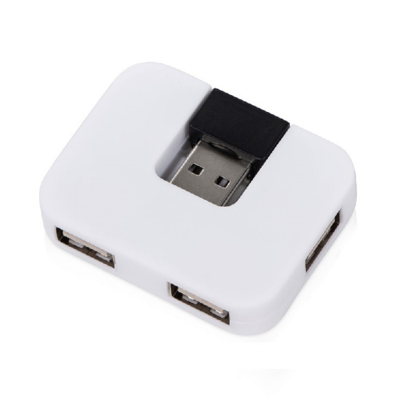 Хаб USB «Jacky» на 4 порта, белый. Артикул о5-12359801