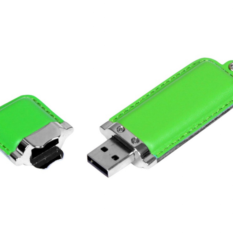 USB-флешка на 32 Гб классической прямоугольной формы, зеленый, красный, белый, синий, черный. Артикул о6215.32
