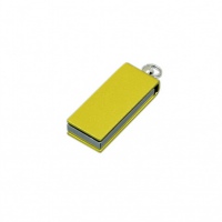 USB 2.0 - флешка мини на 64 Гб с мини чипом в цветном корпусе, желтый, зеленый, красный, синий, черный, белый, серебристый. Артикул о6007.64