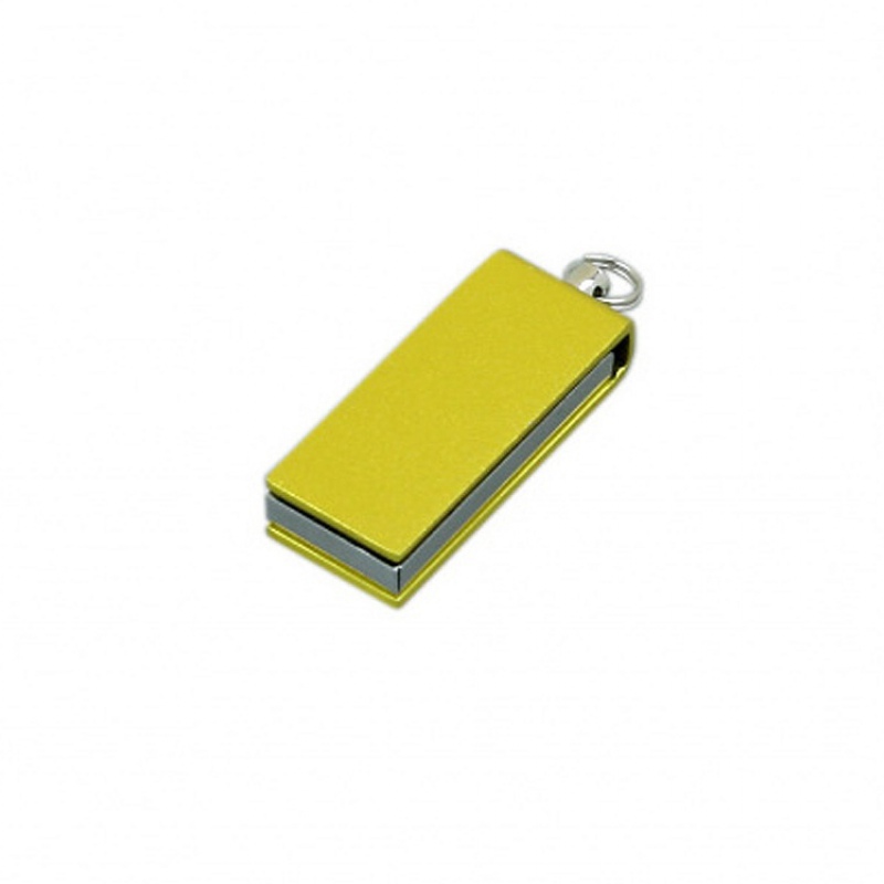 USB 2.0 - флешка мини на 64 Гб с мини чипом в цветном корпусе, желтый, зеленый, красный, синий, черный, белый, серебристый. Артикул о6007.64
