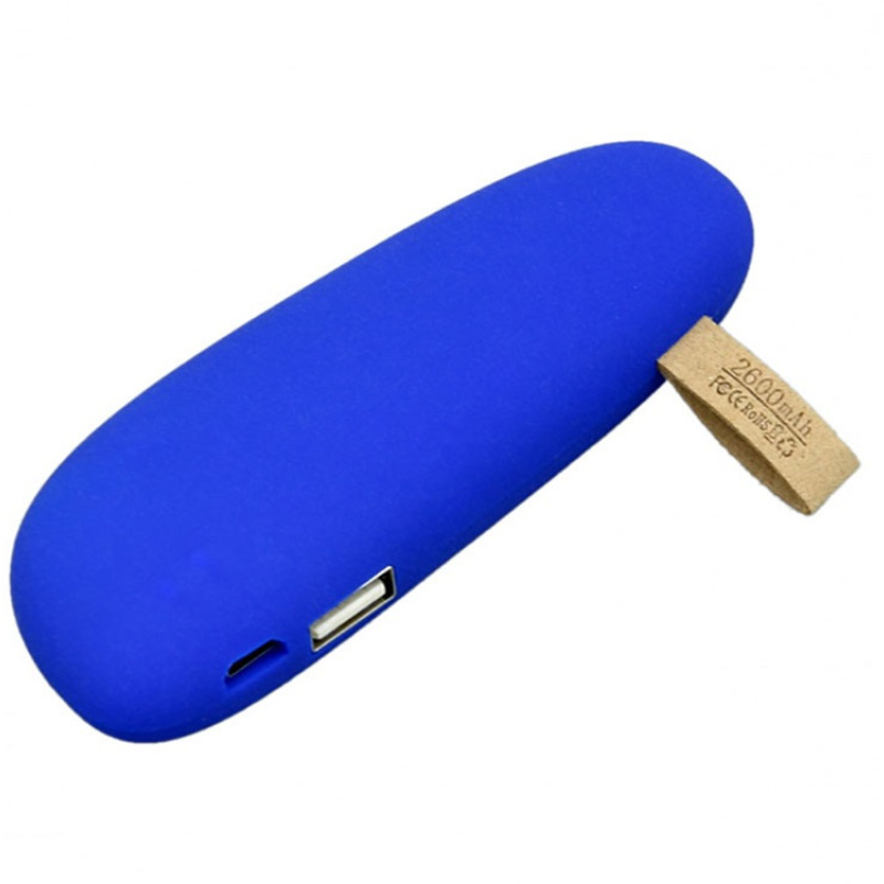 Внешний аккумулятор в форме камня «Stone», 2600 mAh, 7 цветов. Артикул р2600