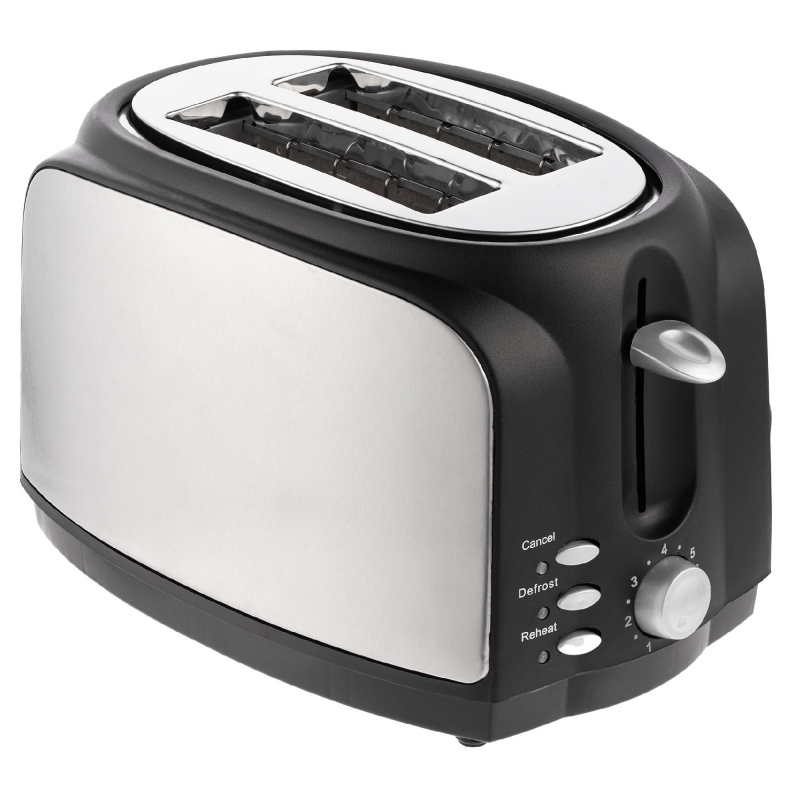 Электрический тостер Postre, серебристо-черный. Артикул р17328.13
