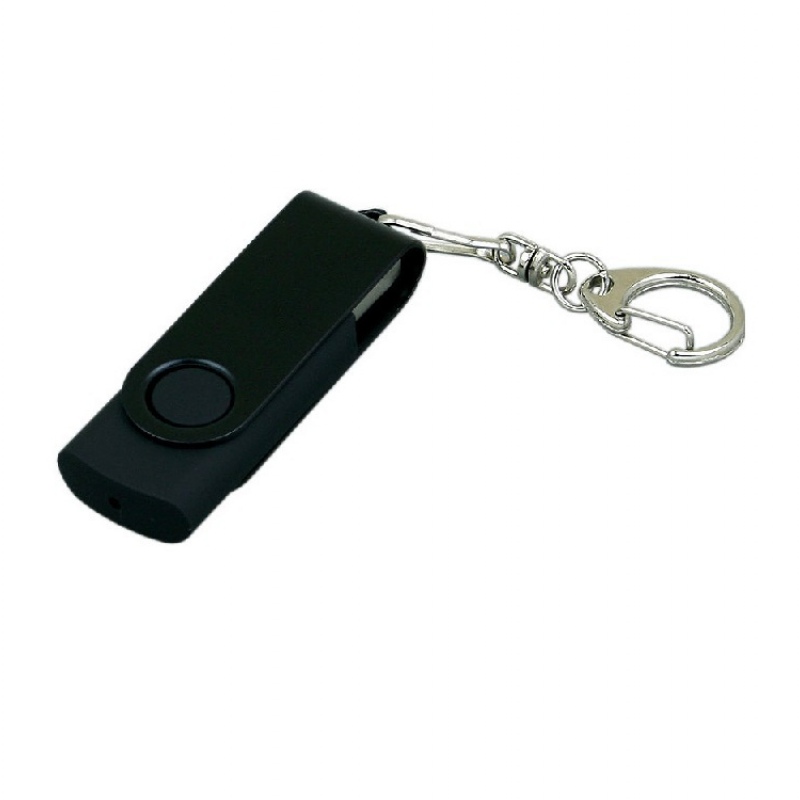USB 2.0 - флешка промо на 16 Гб с поворотным механизмом и однотонным металлическим клипом, 6 цветов. Артикул о6031.16