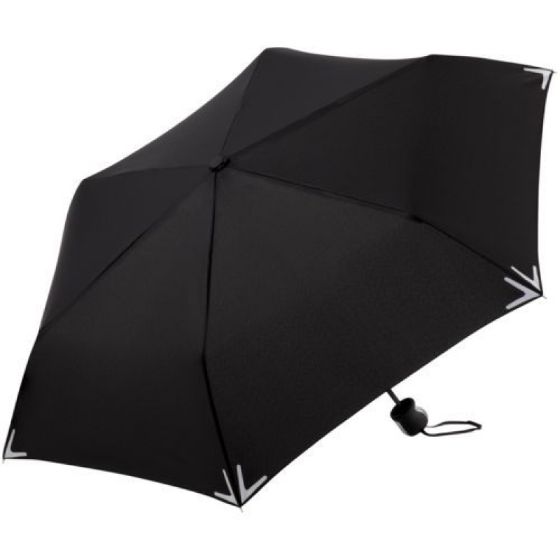 Зонт складной Safebrella, черный, серый, темно-синий. Артикул р13577