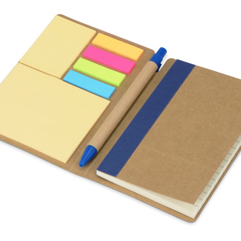 Набор стикеров «Write and stick» с ручкой и блокнотом, 5 цветов. Артикул о78890