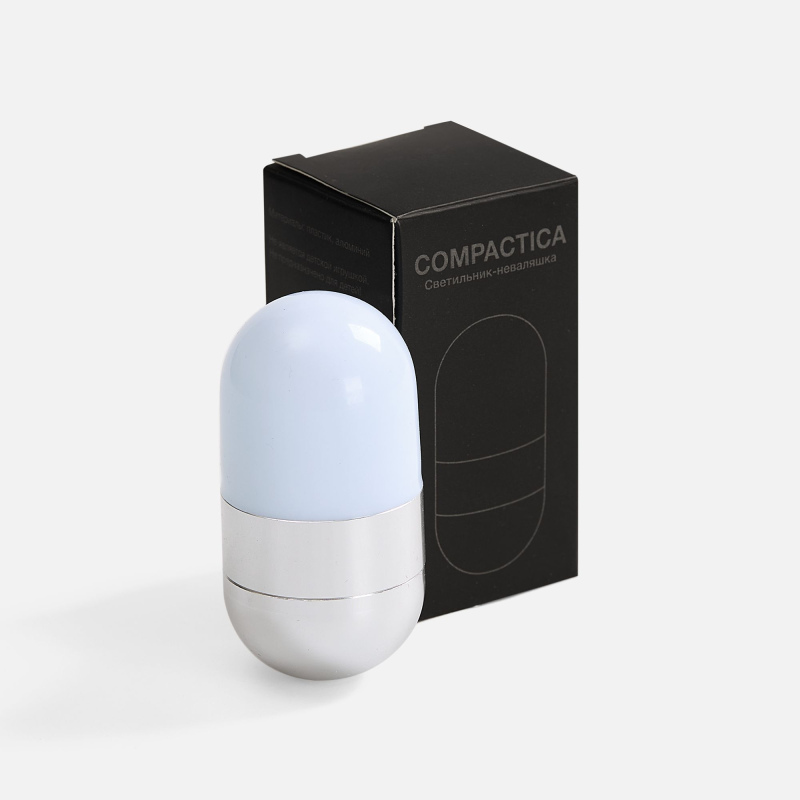 Светильник Compactica, серебристый. Артикул р22404.10