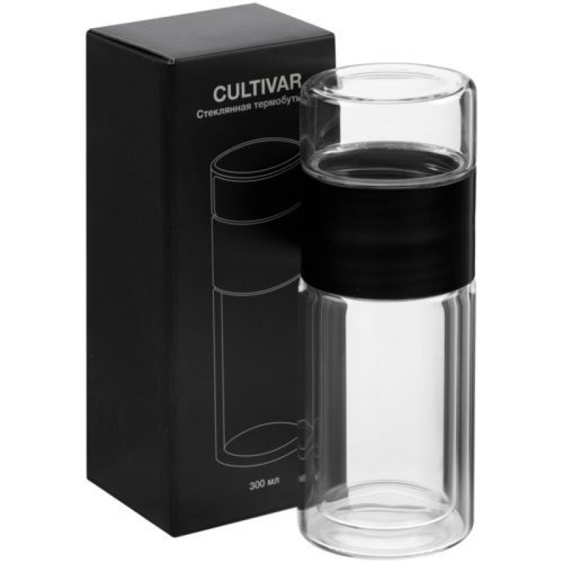 Бутылка для заваривания Cultivar, черная. Артикул р16238.30