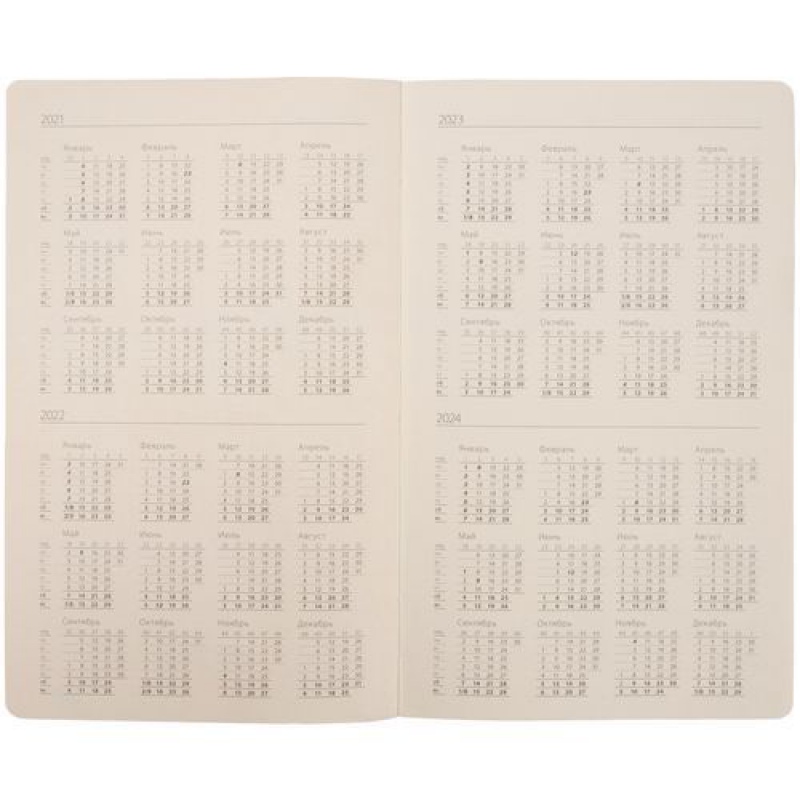 Ежедневник Ton Metal, недатированный, 5 цветов. Артикул р16771