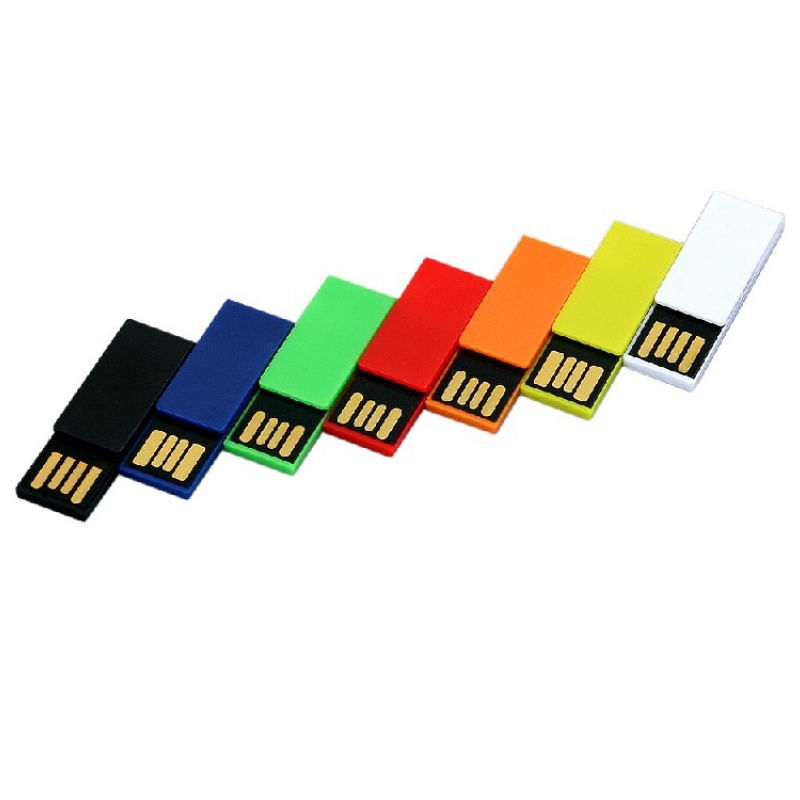 USB 2.0 - флешка промо на 16 Гб в виде скрепки, 6 цветов. Артикул о6012.16