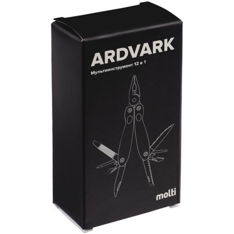Мультиинструмент Ardvark, серебристый, черный, синий. Артикул р13090