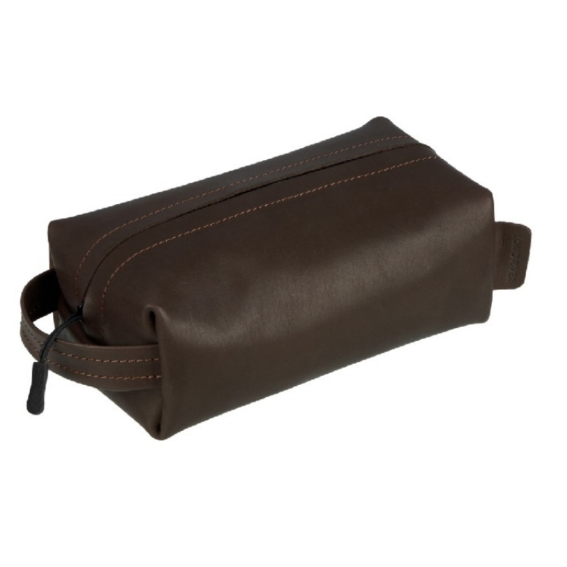 Косметичка «Брис» с лого Long River, рыжий, коричневый, черный. Артикул о6601