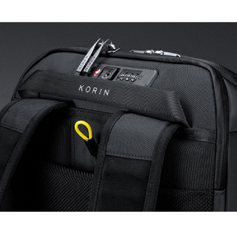 Водостойкий антикражный рюкзак FlipPack для ноутбука 15.6", черный. Артикул о230116