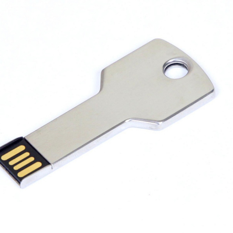 USB 2.0- флешка на 64 Гб в виде ключа, красная, серебристая, золотистая, синяя, зеленая. Артикул о6006.64
