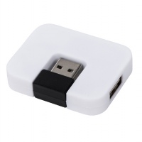 Хаб USB «Jacky» на 4 порта, белый. Артикул о5-12359801