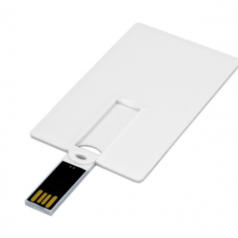USB 2.0- флешка на 64 Гб в виде пластиковой карты с откидным механизмом. Артикул о6002.64