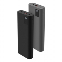 Внешний аккумулятор для ноутбуков «NEO PRO-300C», 30000 mAh, Rombica, серый, черный. Артикул о59588