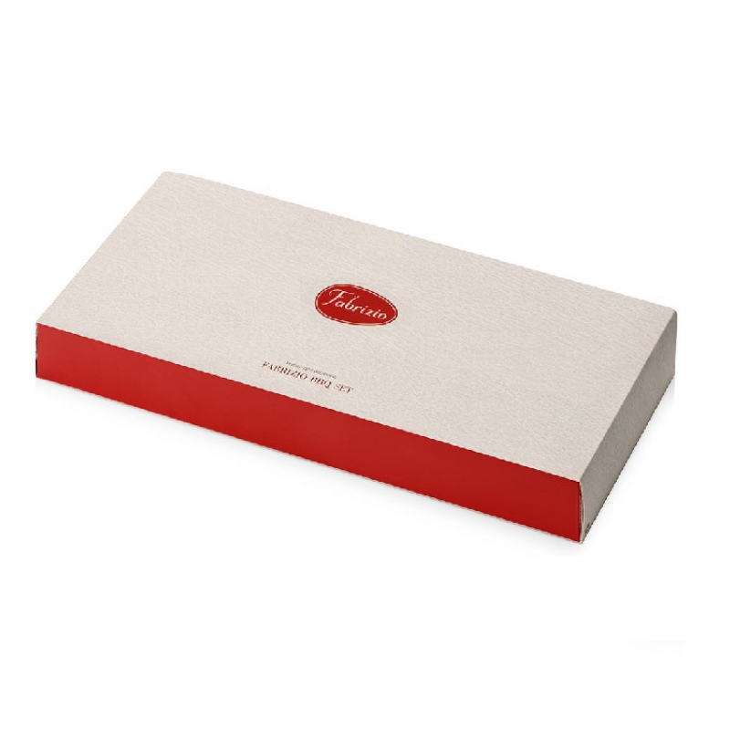 Набор для барбекю «Fabrizio», комплектующие- серебристый, чехол- черный/коричневый. Артикул о877299