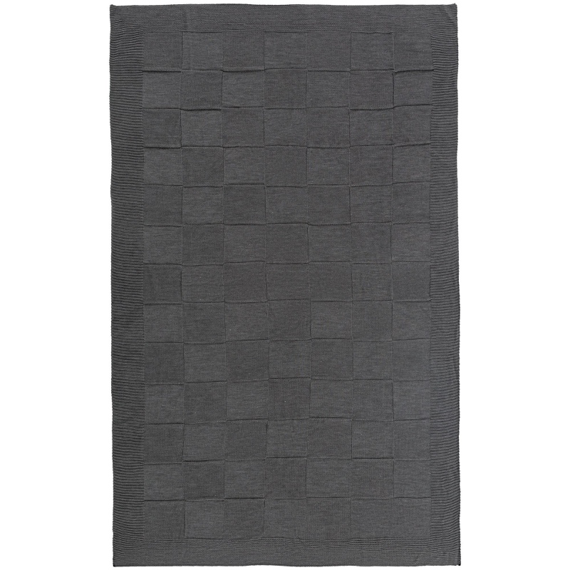 Плед Chess Queen, ver.2, серый меланж. Артикул р10444