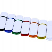 USB 2.0- флешка на 64 Гб с цветными вставками. Артикул о6003.64