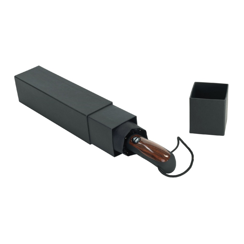 Зонт складной Stormmaster, черный. Артикул р13580.30