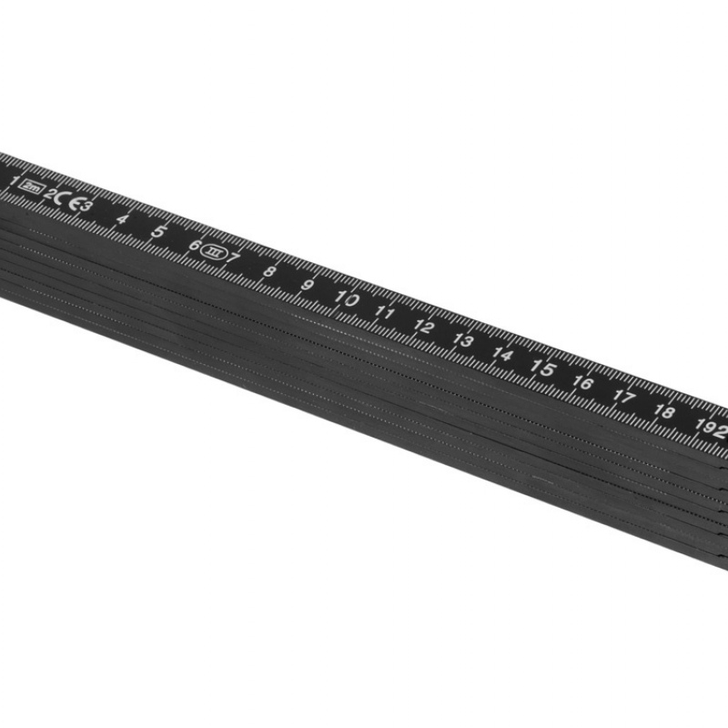 Складная линейка «Plank», 2 м, черный. Артикул о5-10418604