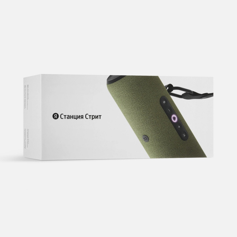 Умная колонка «Яндекс Станция Стрит», зеленая, черная. Артикул р18735