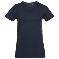 Футболка женская T-bolka Stretch Light Lady, темно-синяя (navy), белая, черная, серый меланж. Артикул р11133