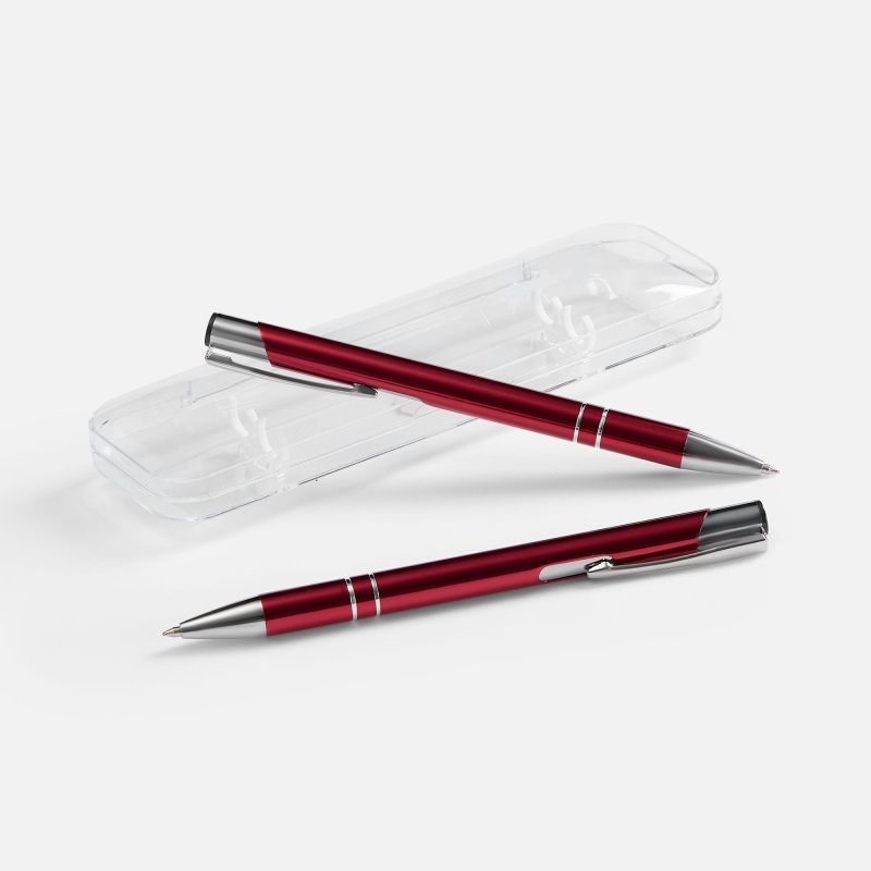 Набор из 2 ручек Keskus, ярко-синий, красный, белый. Артикул р26424