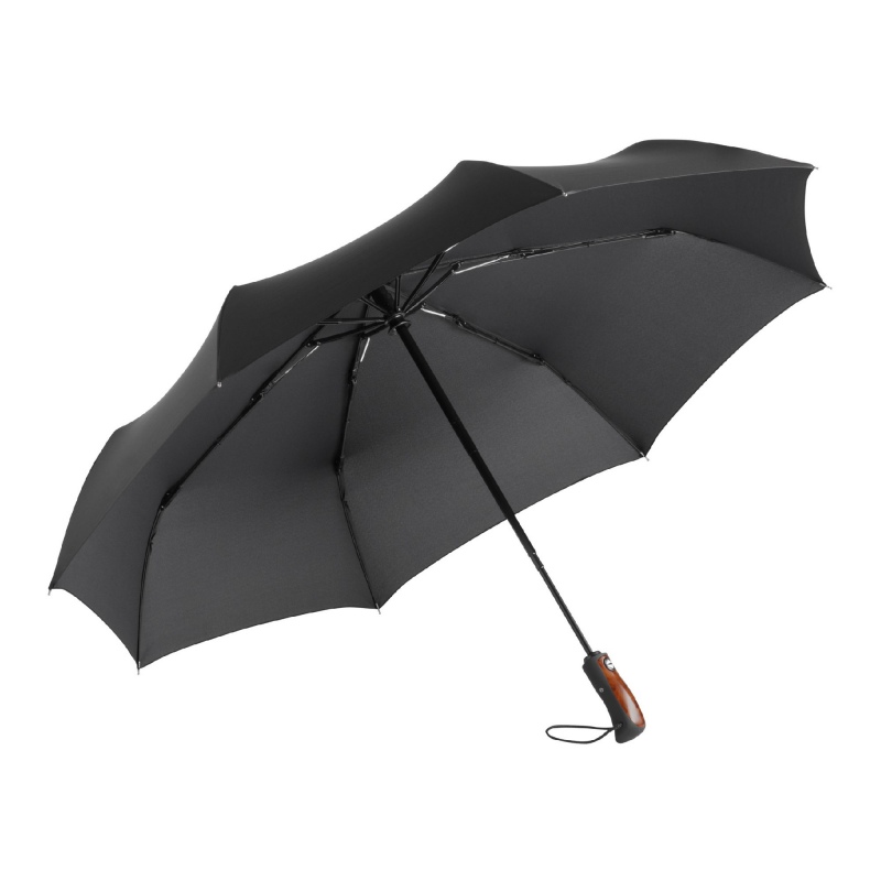 Зонт складной Stormmaster, черный. Артикул р13580.30