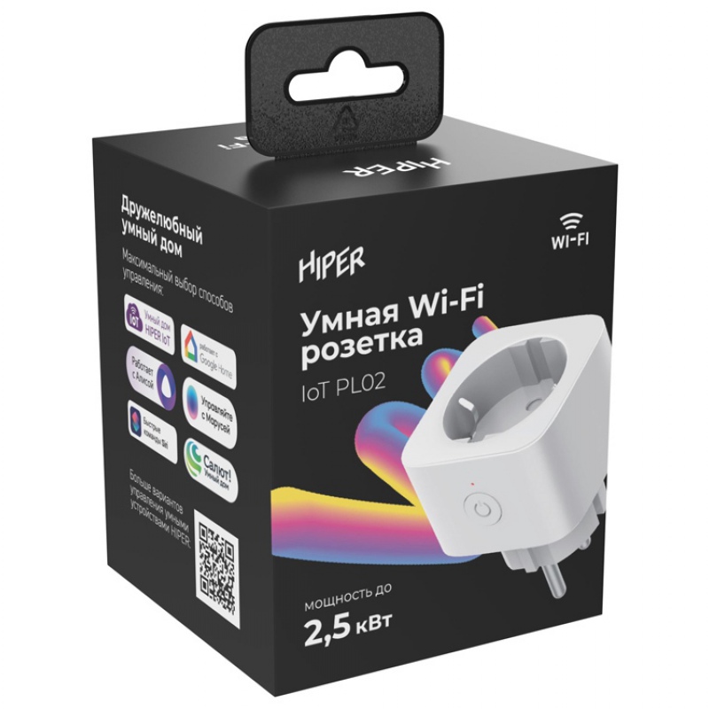 Умная розетка Wi-Fi «IoT PL02». Артикул о521305