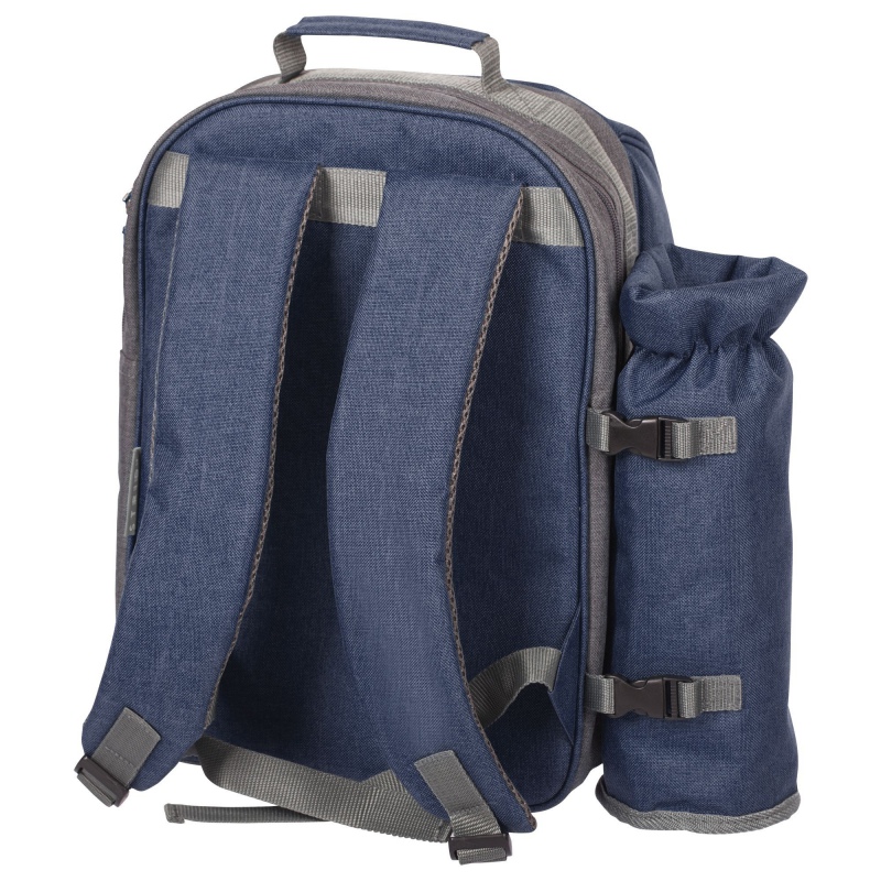 Набор для пикника Fridag на 2 персоны, темно-синий с серым, серый с голубым. Артикул р3900