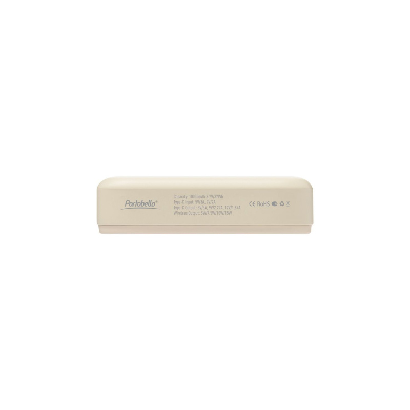 Внешний аккумулятор Юнион PD (Union PD) 10000mAh с функцией беспроводной зарядки 15W, 5 цветов. Артикул е37255