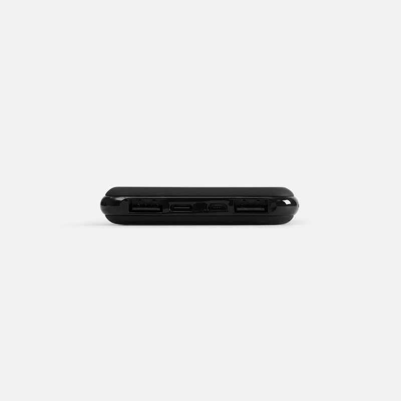 Аккумулятор с беспроводной зарядкой All Day Wireless 10000 мАч, синий, черный. Артикул р27678