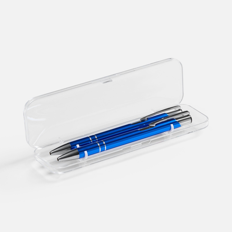 Набор из 2 ручек Keskus, ярко-синий, красный, белый. Артикул р26424