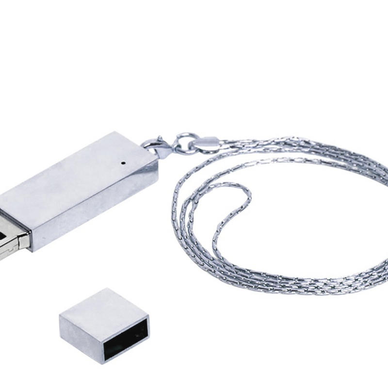 USB 2.0- флешка на 16 Гб в виде металлического слитка. Артикул о7201.16