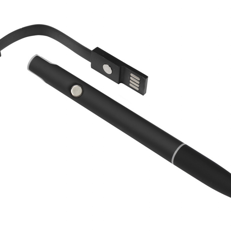 Ручка металлическая шариковая «Connect» с кабелем USB 2 в 1. Артикул о11411.07