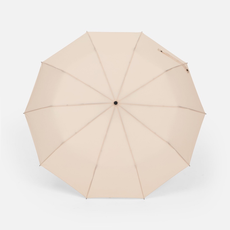 Зонт складной Cloudburst в подарочной упаковке, бежевый, темно-синий, черный. Артикул р17192