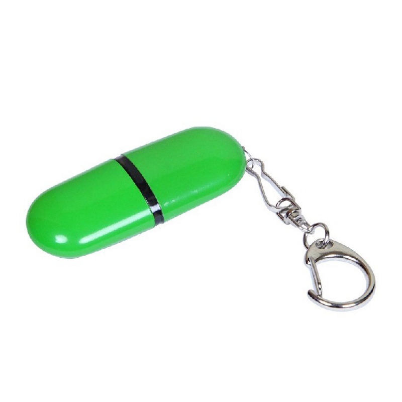 USB 2.0 - флешка промо на 16 Гб каплевидной формы, красный, зеленый, синий, белый. Артикул о6015.16