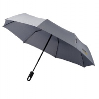 Зонт складной «Traveler», серый, черный. Артикул о1090640