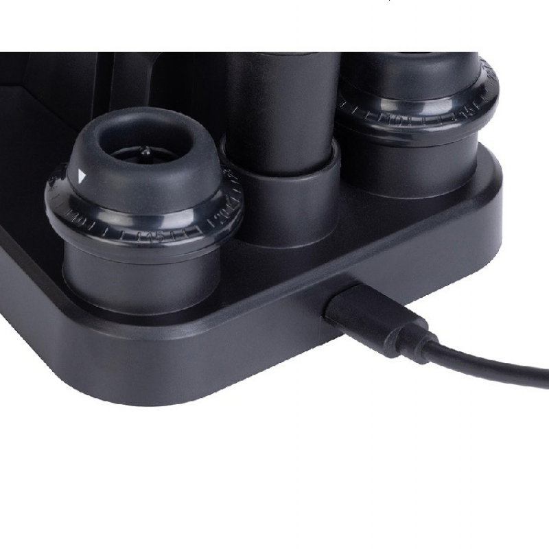 Набор винных аксессуаров 4в1 «Savoie» с покрытием soft touch, черный. Артикул о207009