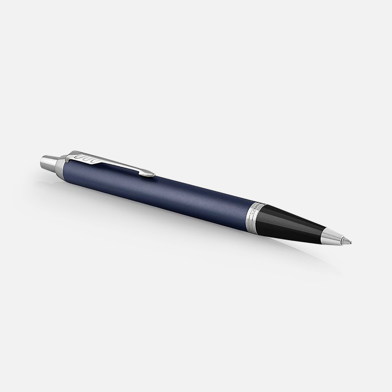 Ручка шариковая Parker, IM Core Black CT черная, IM Core Matte Blue CT темно-синяя с черным. Артикул р11933