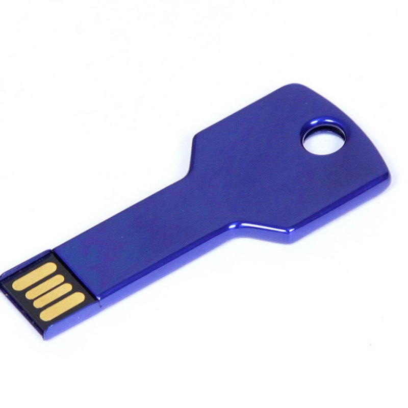 USB 2.0- флешка на 64 Гб в виде ключа, красная, серебристая, золотистая, синяя, зеленая. Артикул о6006.64